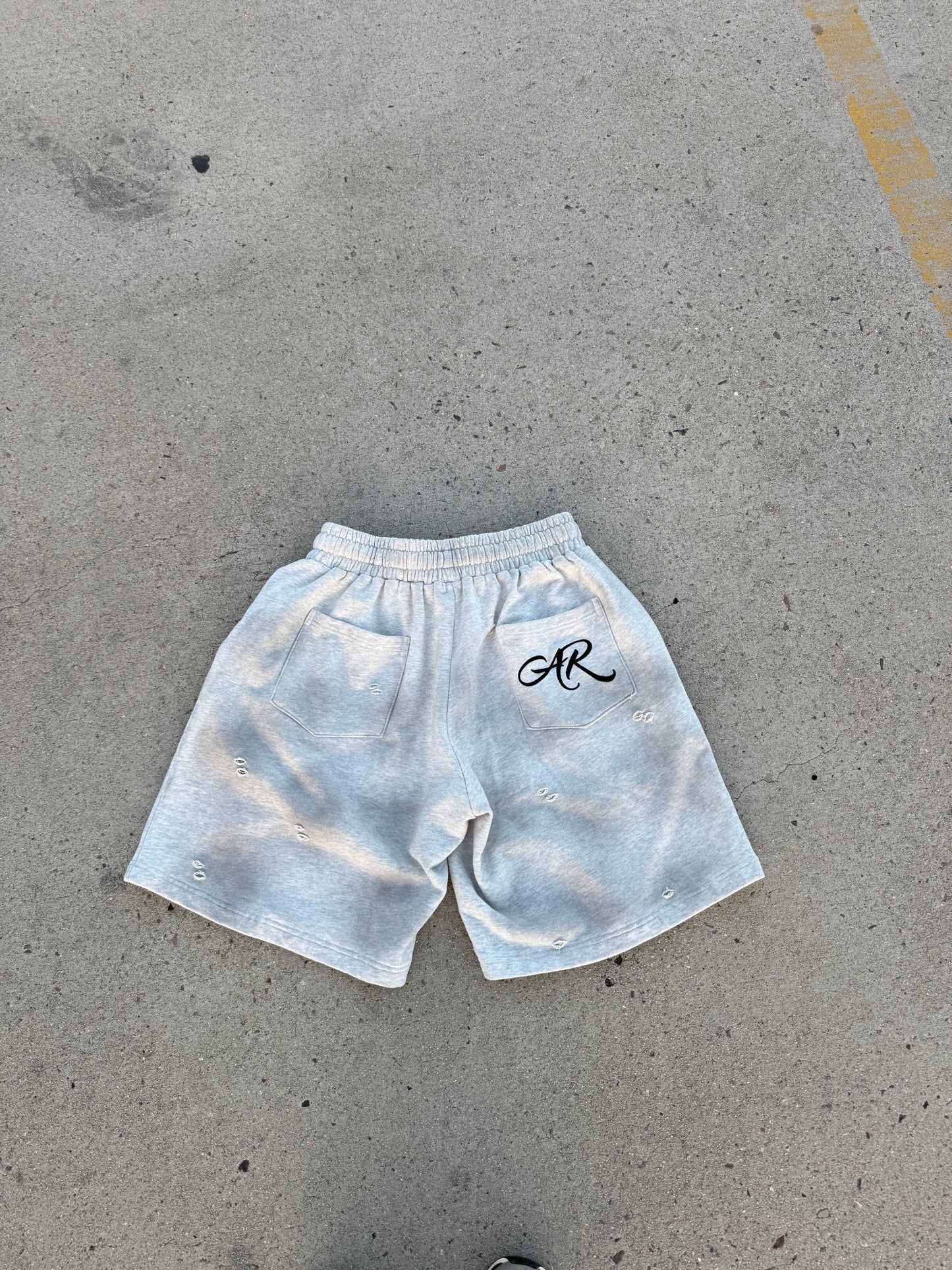 Angelic Rise Vintage Shorts (Ivory)