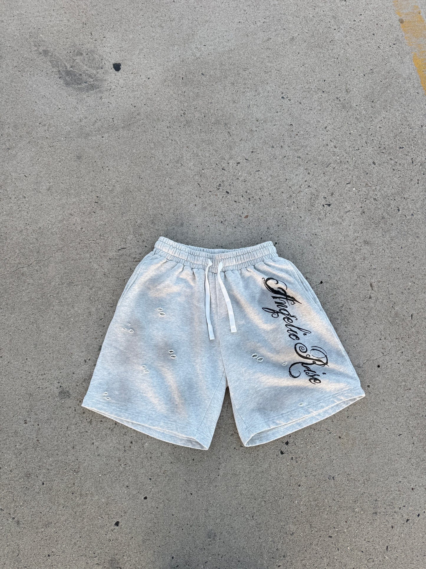 Angelic Rise Vintage Shorts (Ivory)