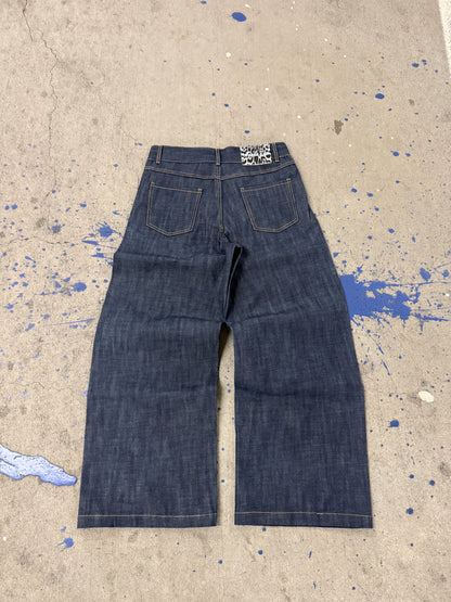 14 OZ RAW INDIGO SELVEDGE DENIM